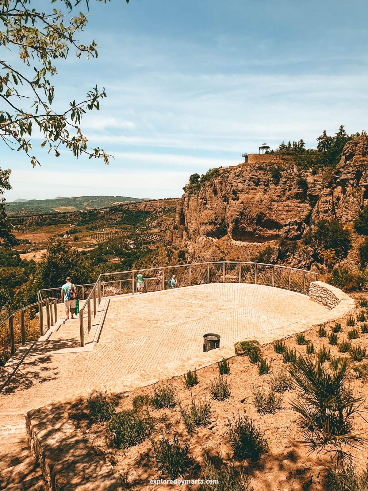 Mirador Puente Nuevo de Ronda in Ronda, Spain