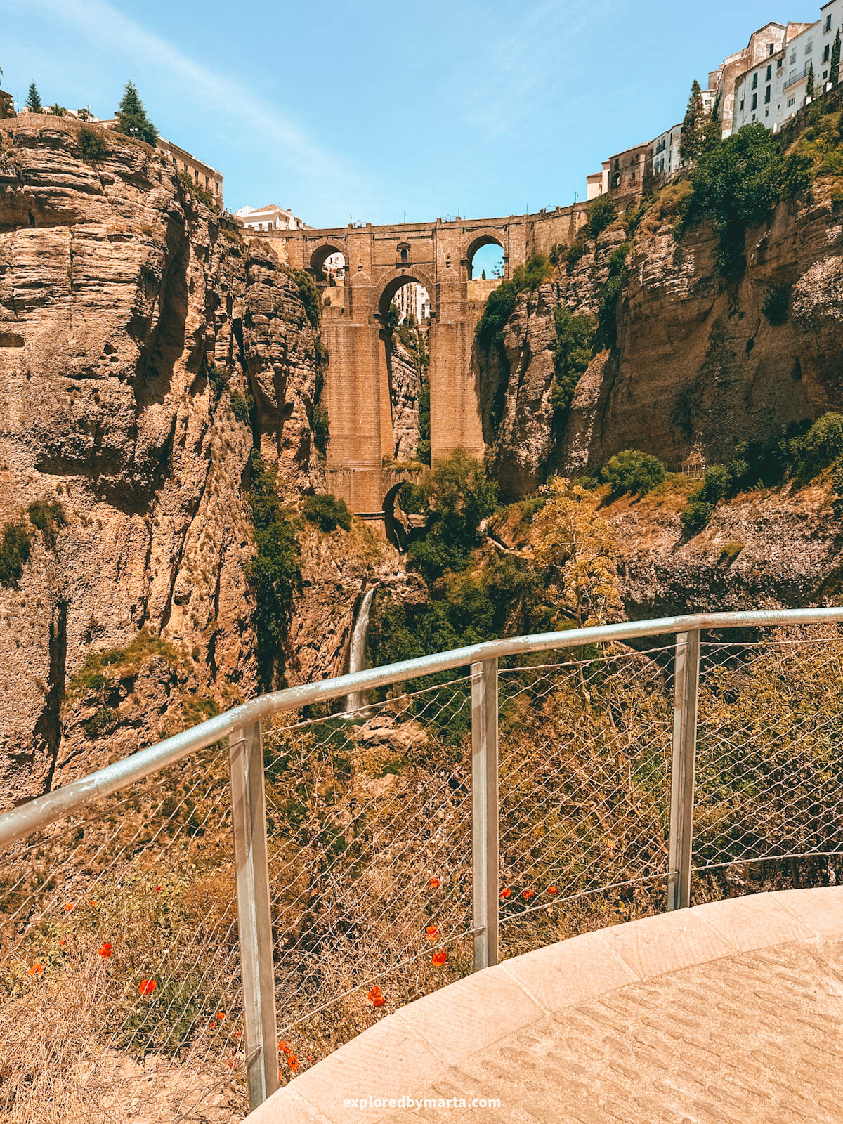 Mirador Puente Nuevo de Ronda in Ronda, Spain