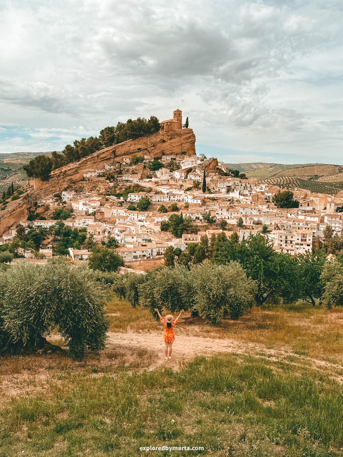 Montefrío from the National Geographic viewpoint in Spain