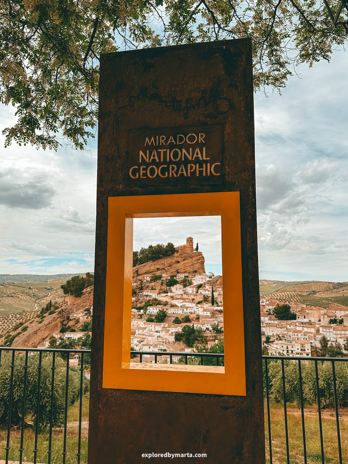 Montefrío from the National Geographic viewpoint in Spain