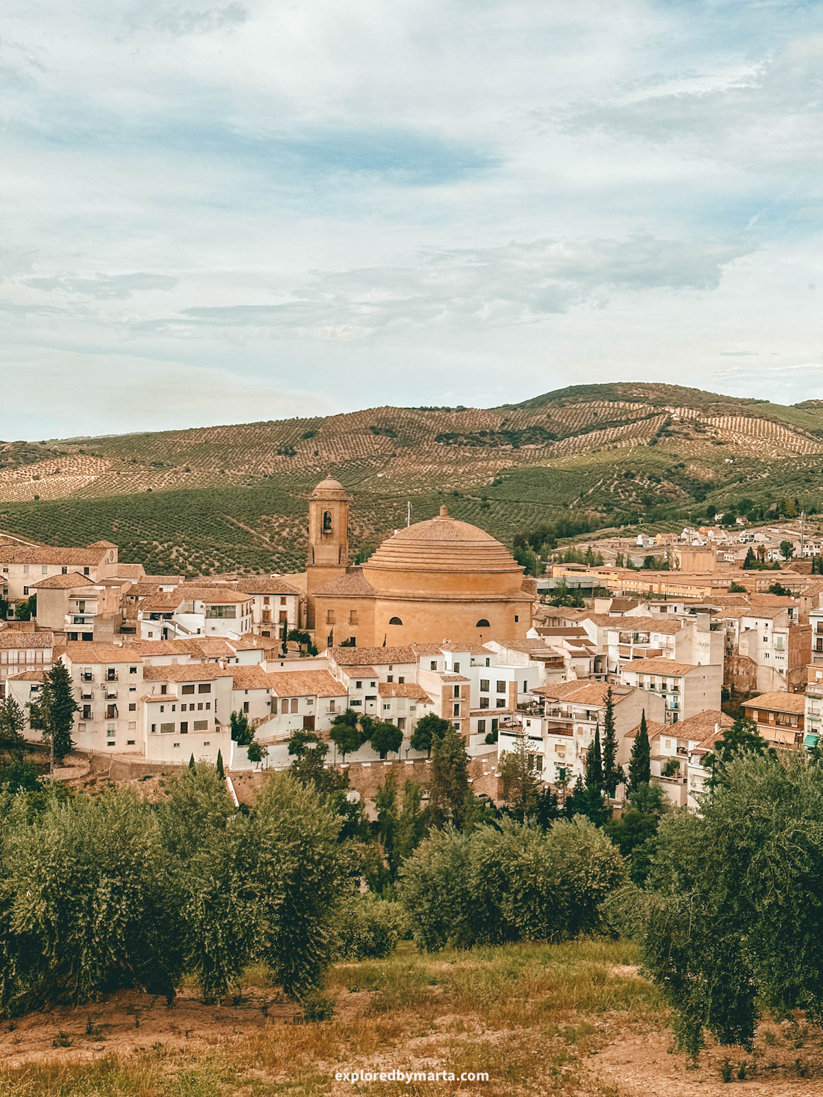 Montefrío from the National Geographic viewpoint in Spain