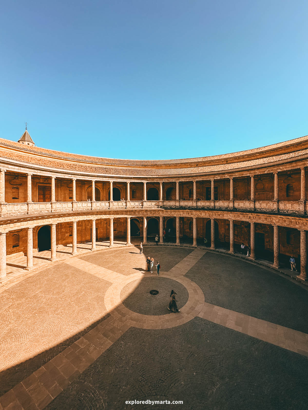 Palace of Charles V in the Alhambra, Granada, Spain