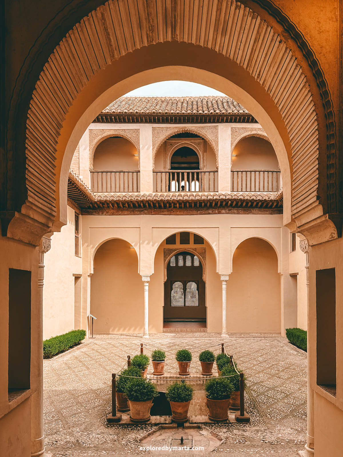 Palacio Dar al-Horra queen's palace in Granada, Spain