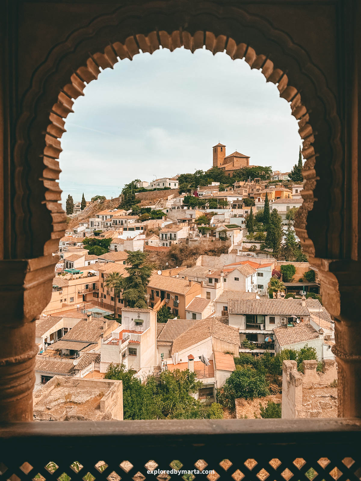 Palacio Dar al-Horra queen's palace in Granada, Spain