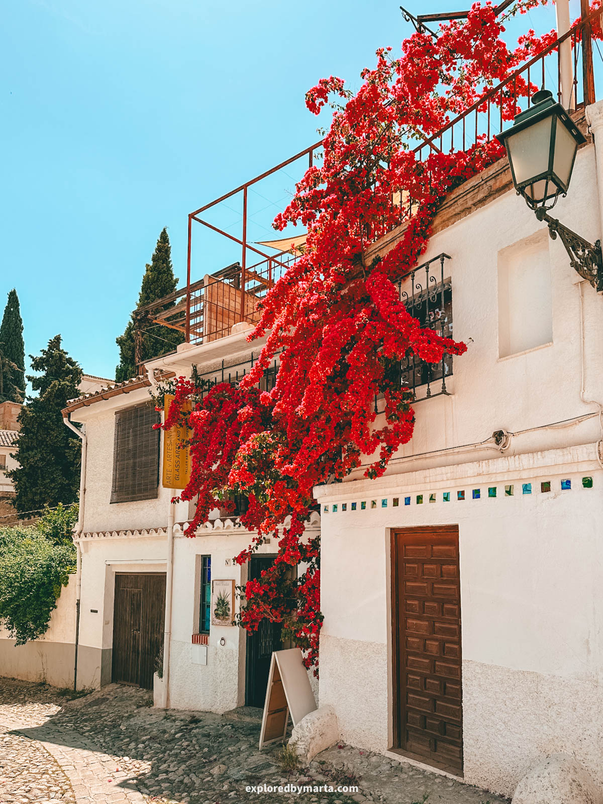Placeta Albaida in the Albaicín area of Granada, Spain