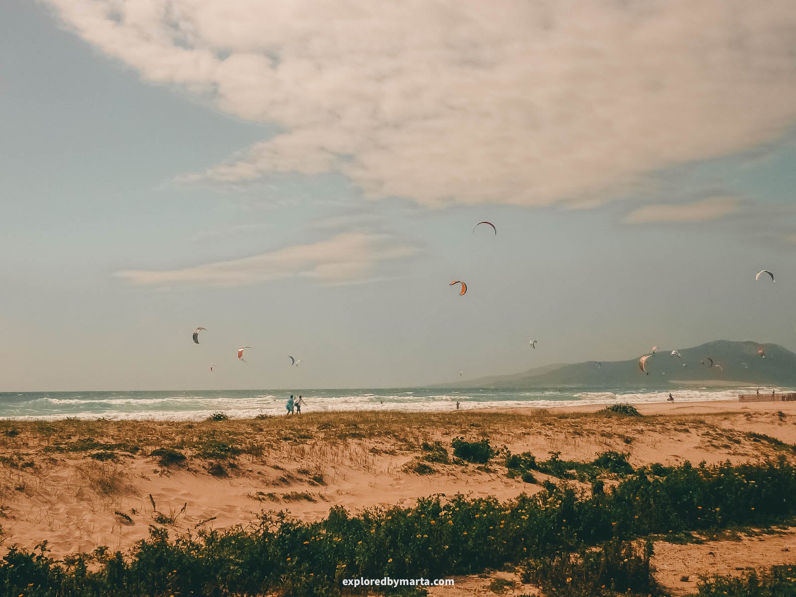 Playa de los Lances in Tarifa, Spain