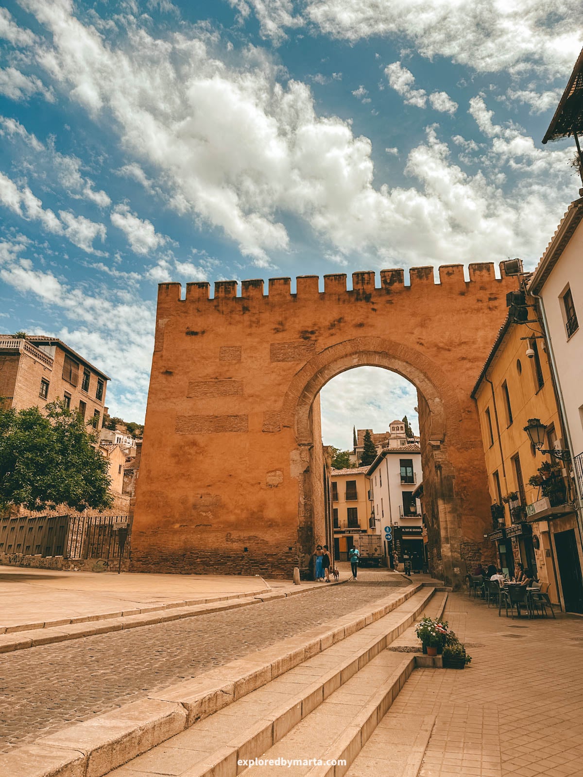 Puerta de Elvira in Granada, Spain
