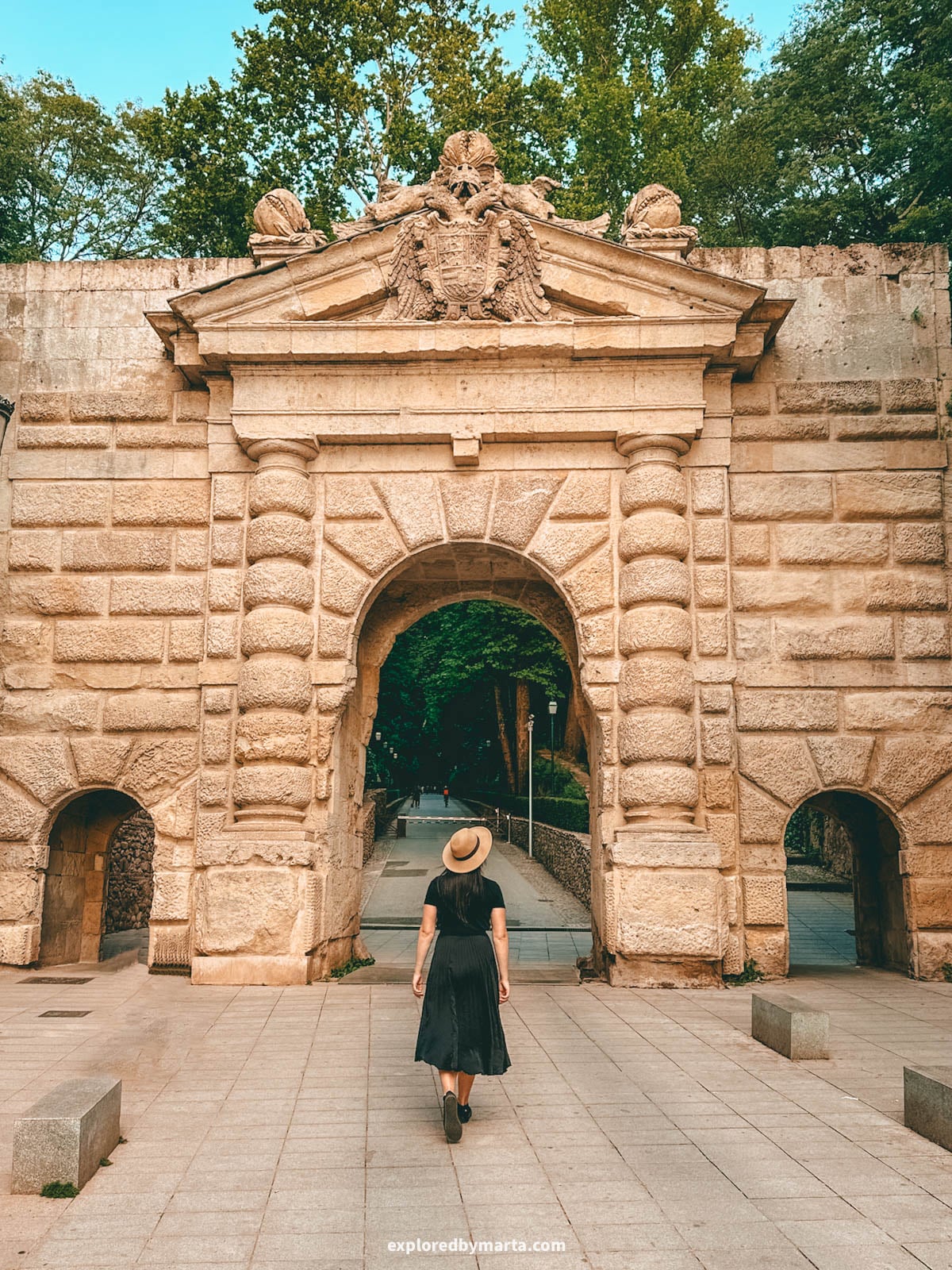 Puerta de las Granadas in Granada, Spain
