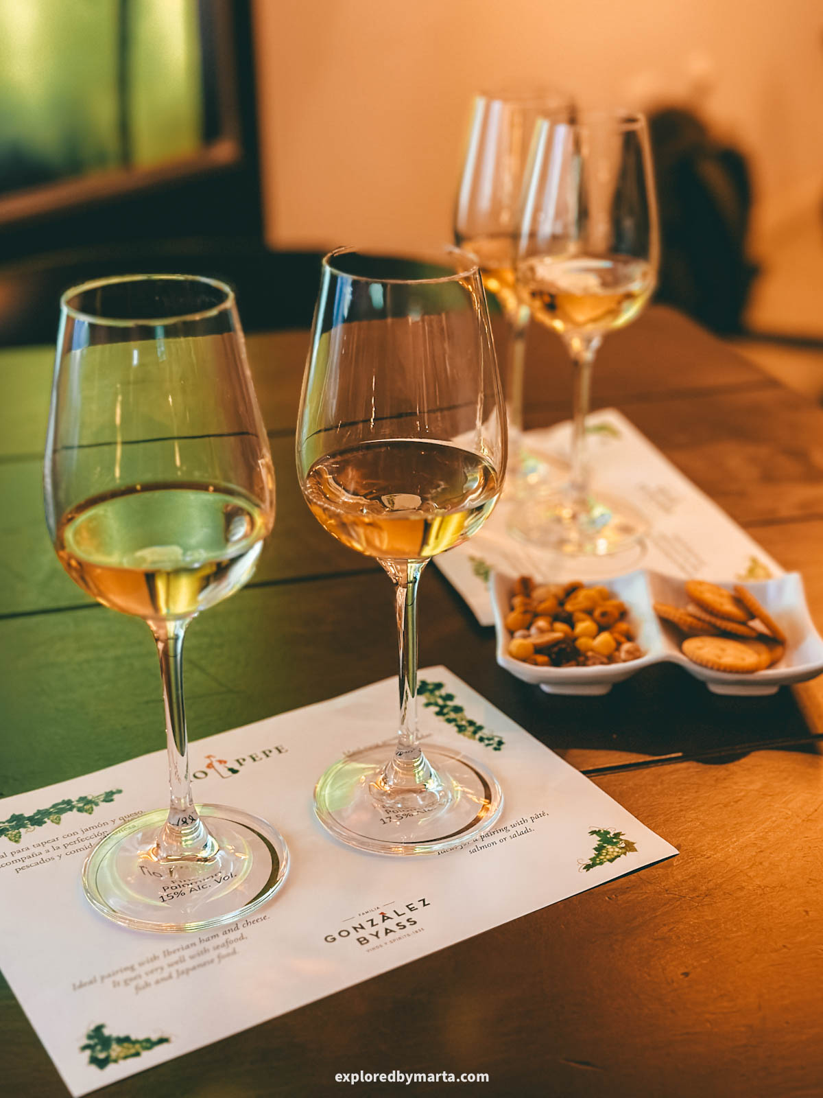 Sherry tasting in Bodega Tio Pepe in Jerez de la Frontera, Spain