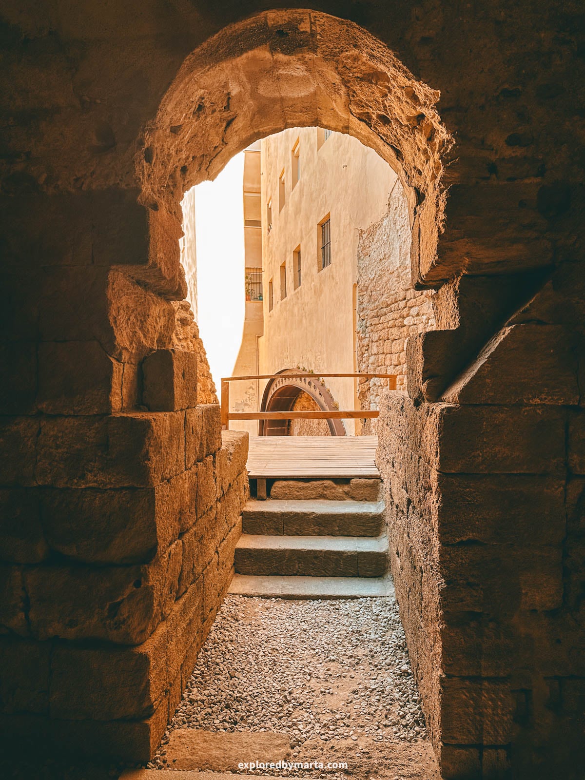 The ancient Teatro Romano de Cádiz in Cádiz, Spain