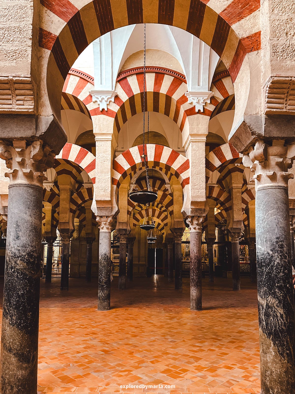 The iconic Mezquita-Catedral de Córdoba in Córdoba, Spain