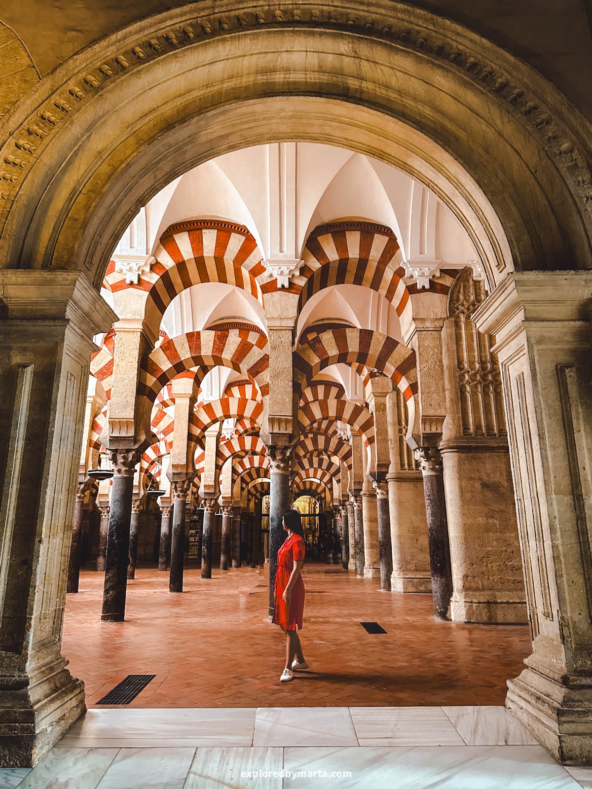 The iconic Mezquita-Catedral de Córdoba in Córdoba, Spain