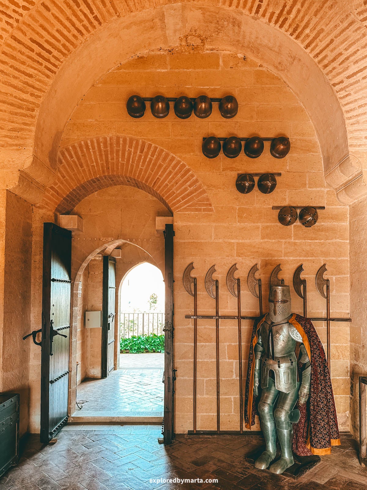 The majestic Castillo de Almodóvar del Río castle near Córdoba, Spain