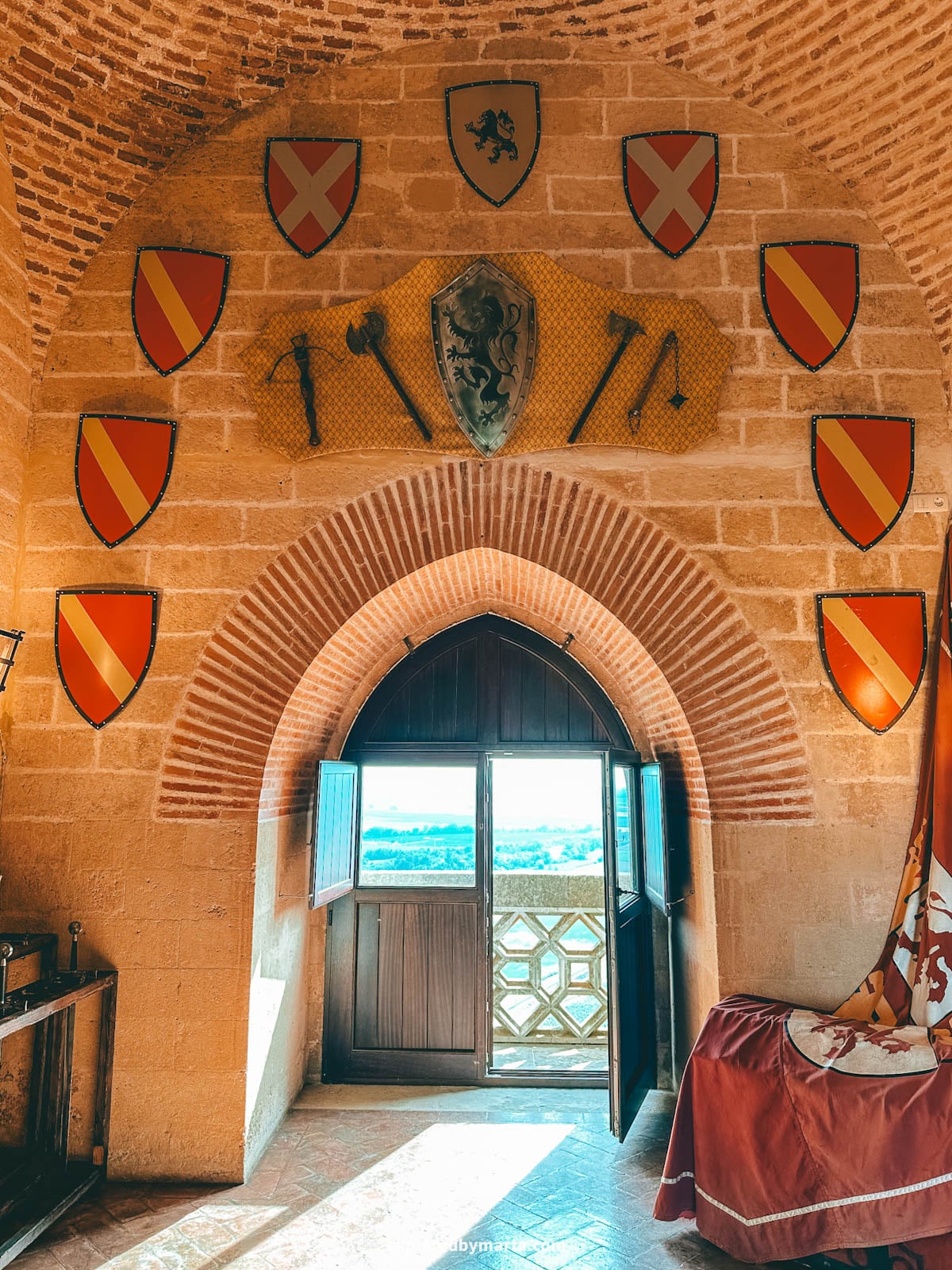 The majestic Castillo de Almodóvar del Río castle near Córdoba, Spain