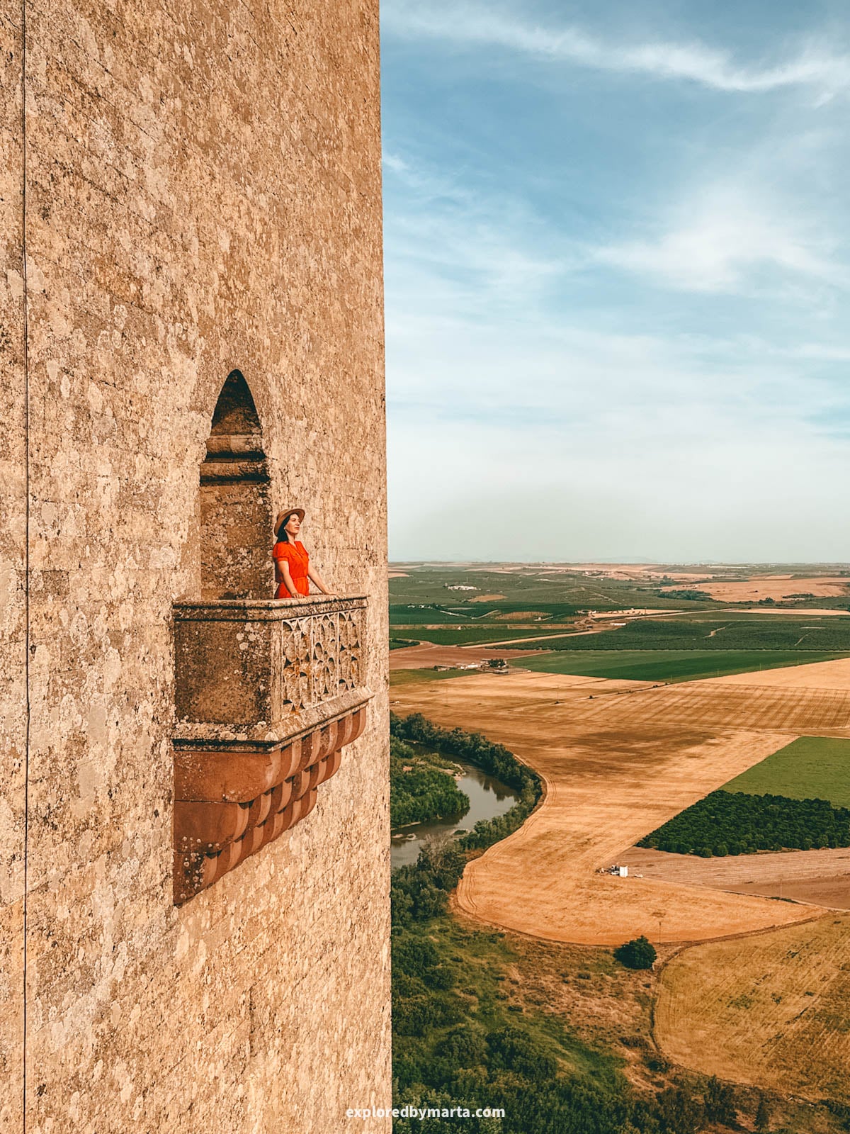 The majestic Castillo de Almodóvar del Río castle near Córdoba, Spain
