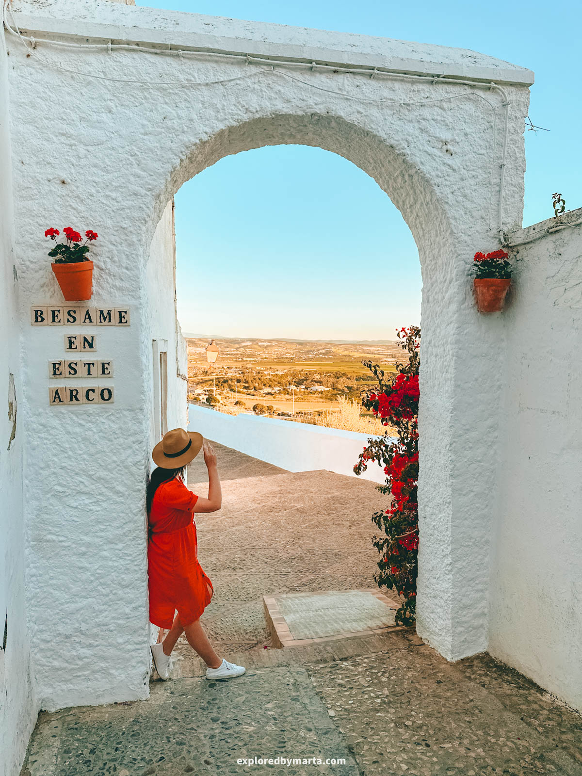 The village of Arcos de la Frontera in Cadiz province, Spain