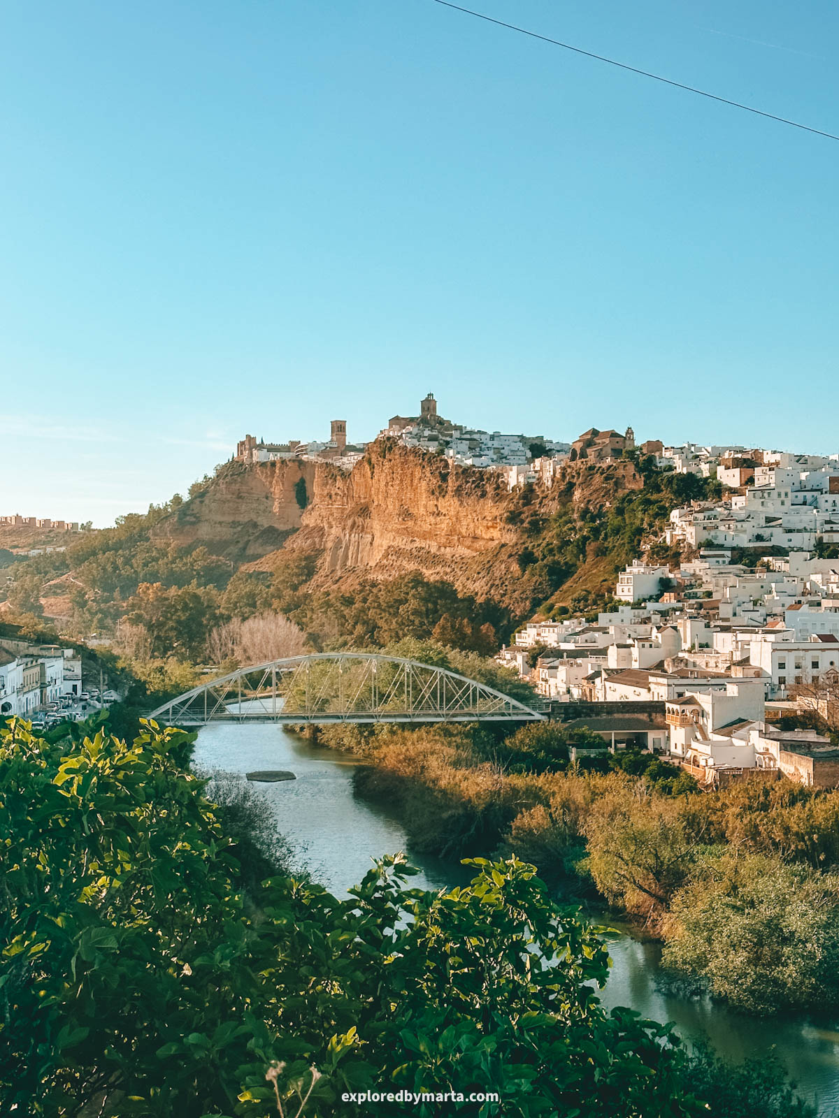 The village of Arcos de la Frontera in Cadiz province, Spain