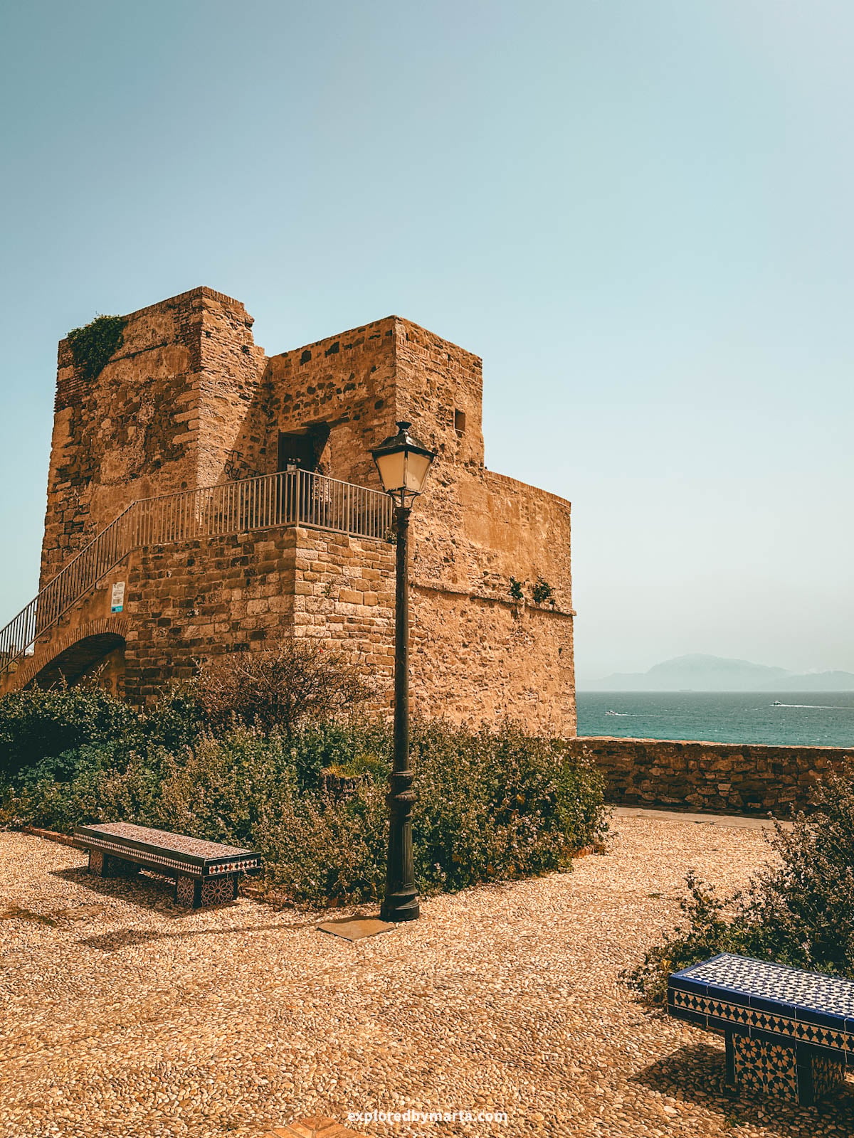 Torre del Miramar at El Mirador de Africa in Tarifa, Spain
