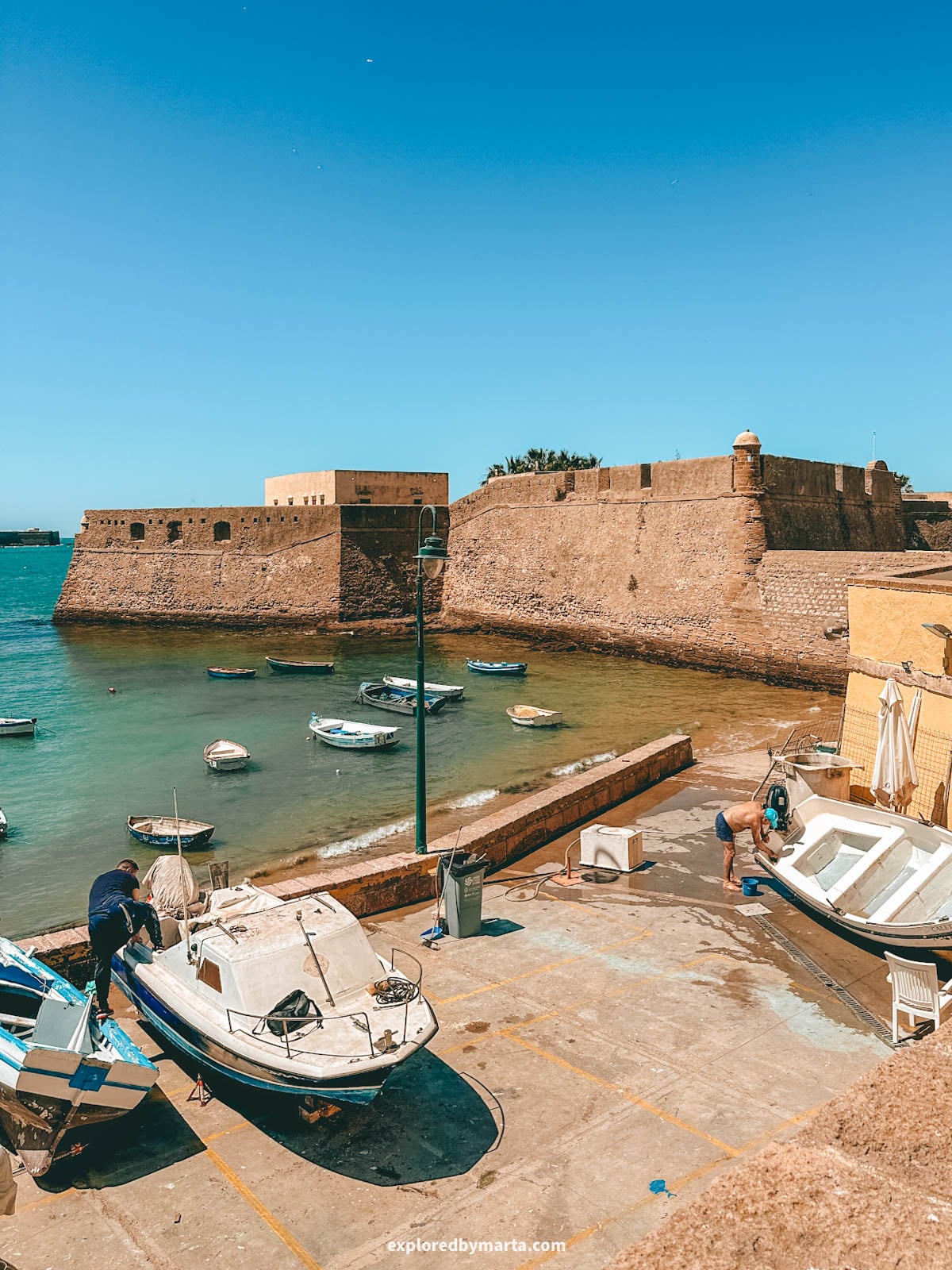 Visiting Castillo de Santa Catalina in Cádiz, Spain