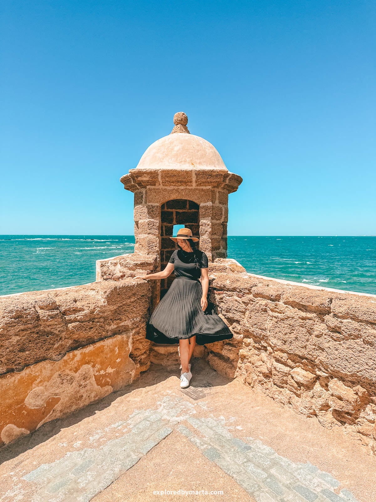 Visiting Castillo de Santa Catalina in Cádiz, Spain