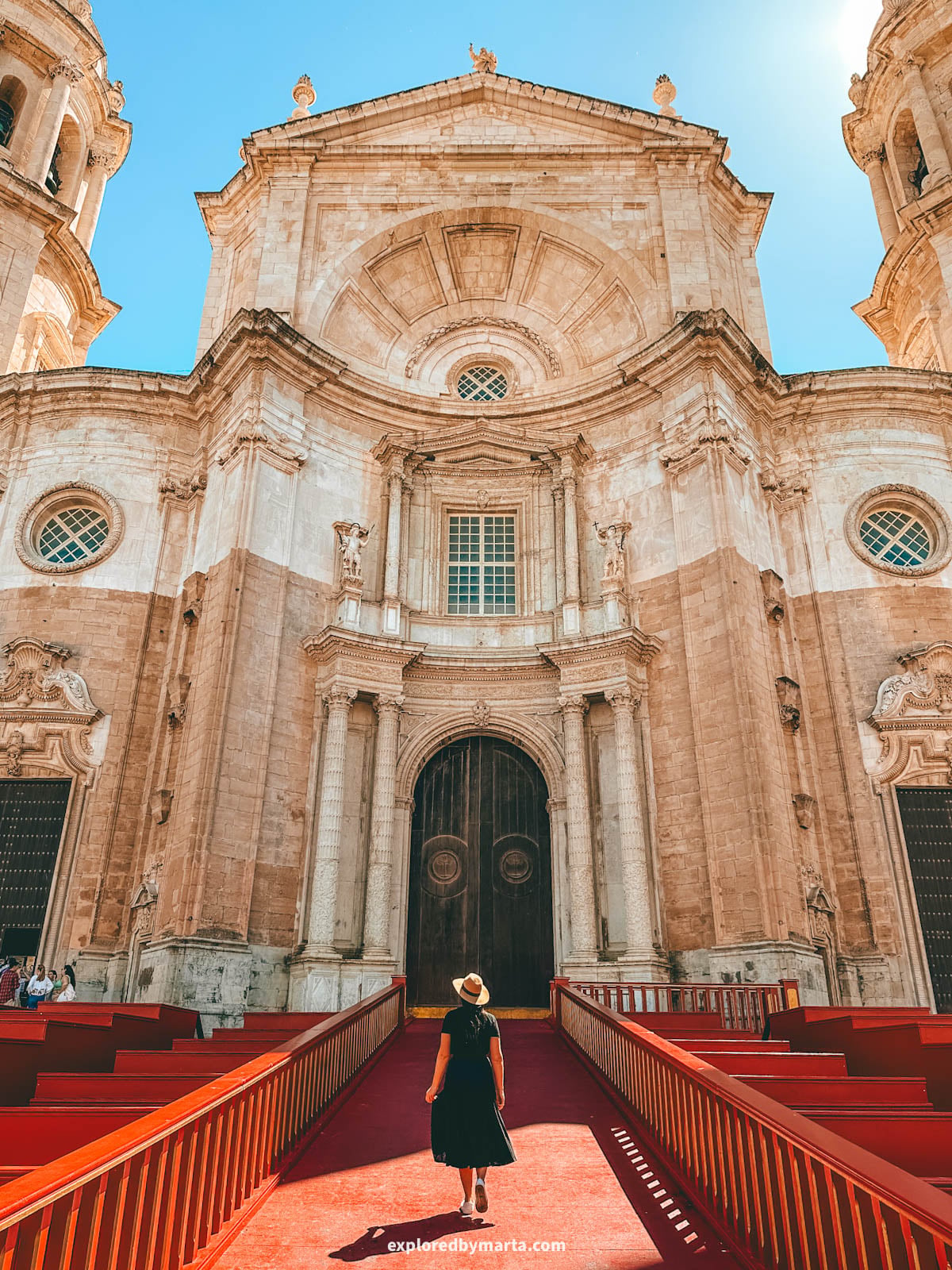 Visiting Catedral de Cádiz and climbing the bell tower in Cádiz, Spain