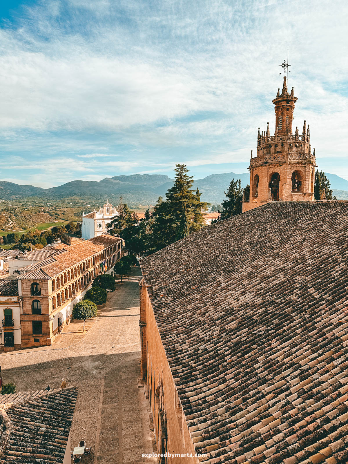 Visiting the iconic Iglesia de Santa María la Mayor in Ronda, Spain