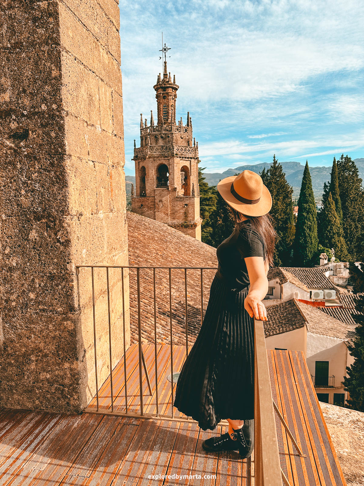 Visiting the iconic Iglesia de Santa María la Mayor in Ronda, Spain