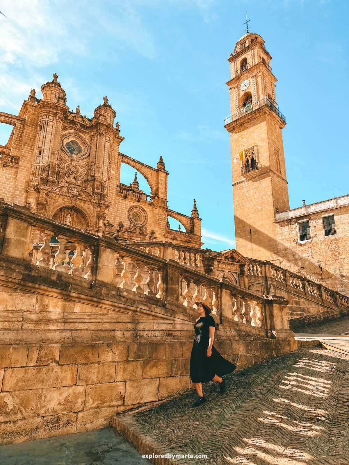 Visiting the majestic Cathedral of Jerez in Jerez de la Frontera, Spain
