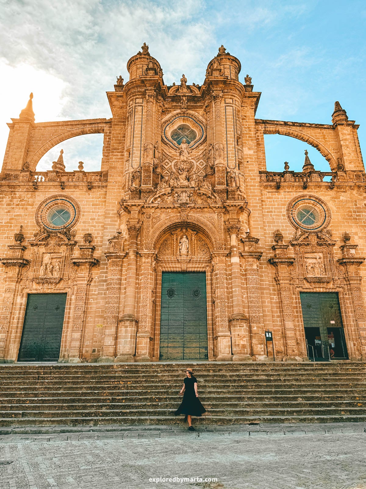 Visiting the majestic Cathedral of Jerez in Jerez de la Frontera, Spain
