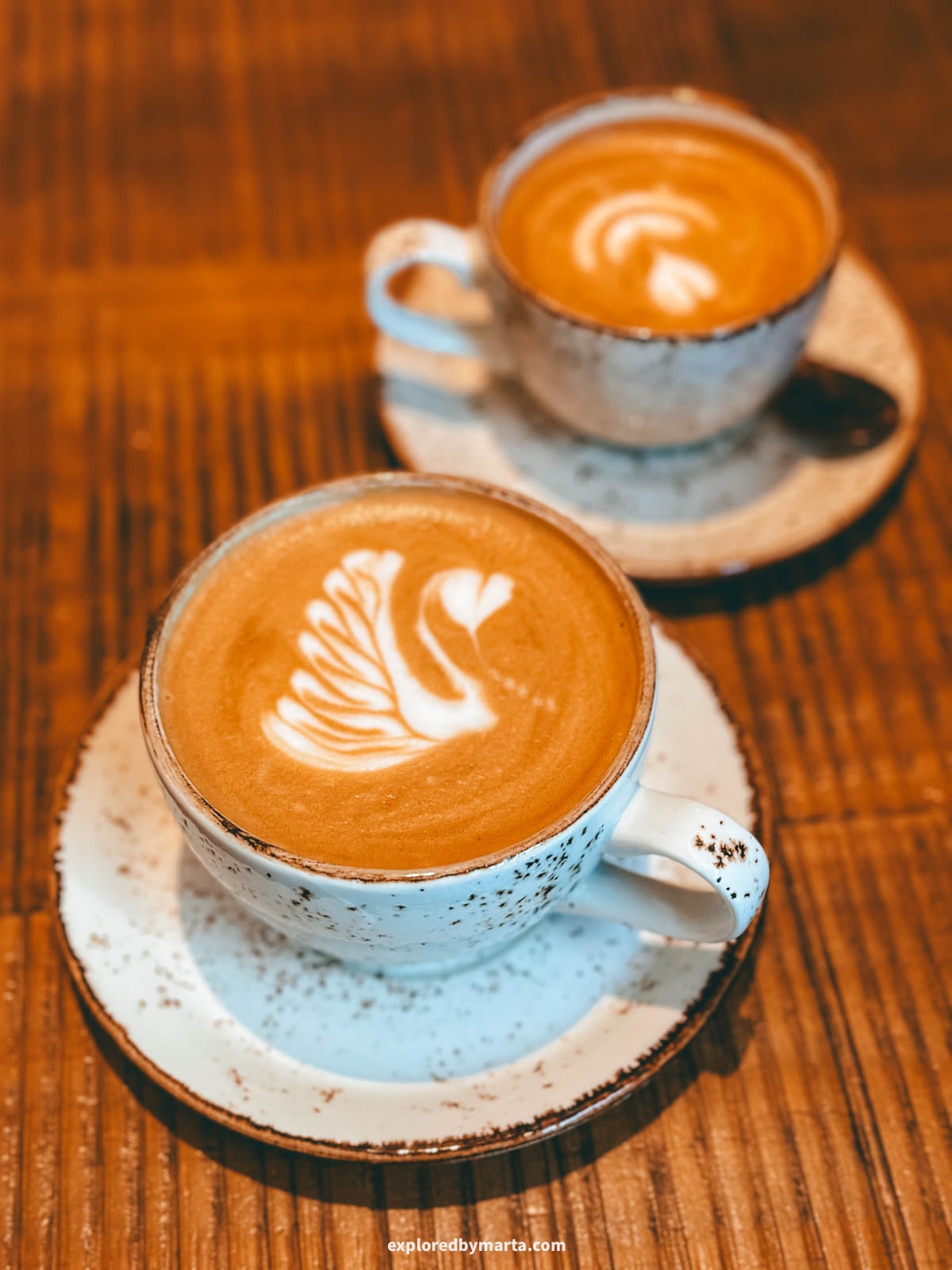 Breakfast and coffee in BYOKO restaurant in Malaga, Spain