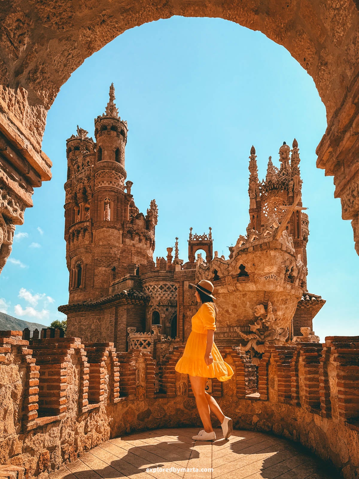 Castillo de Colomares is a monument in Malaga province, Spain