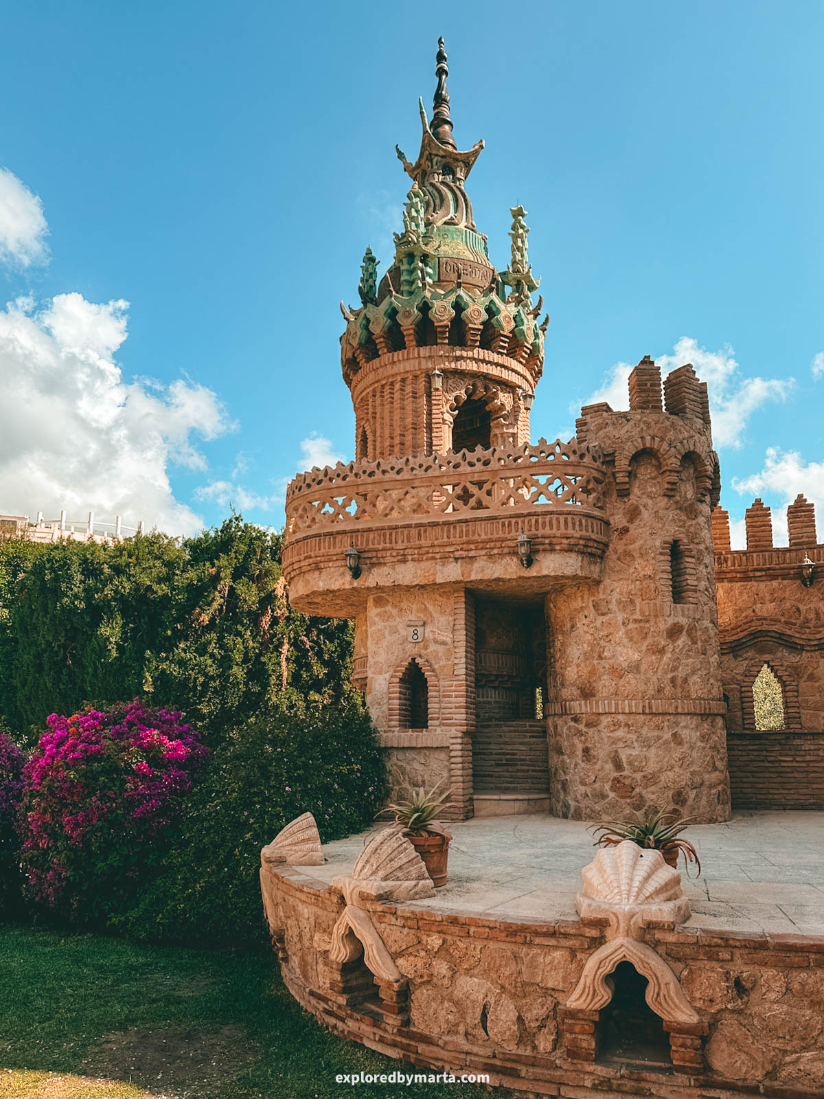 Castillo de Colomares is a monument in Malaga province, Spain