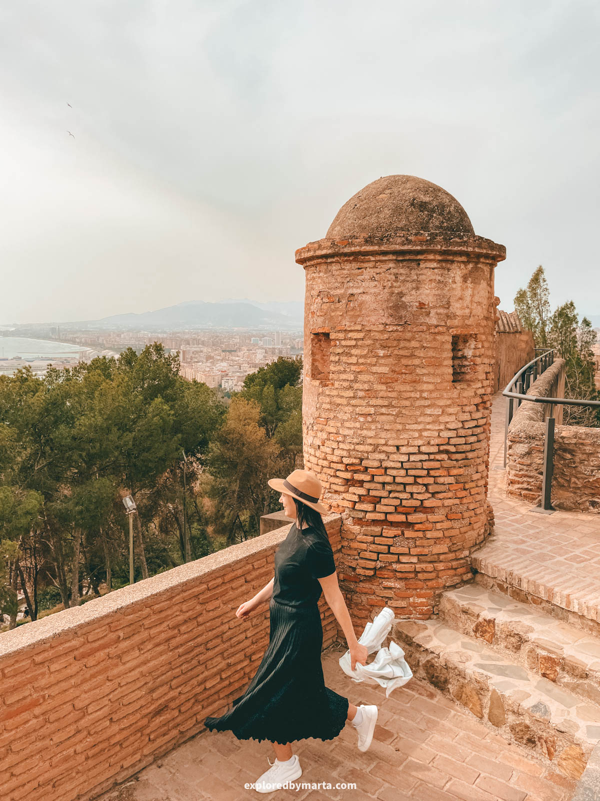 Castillo de Gibralfaro in Malaga, Spain