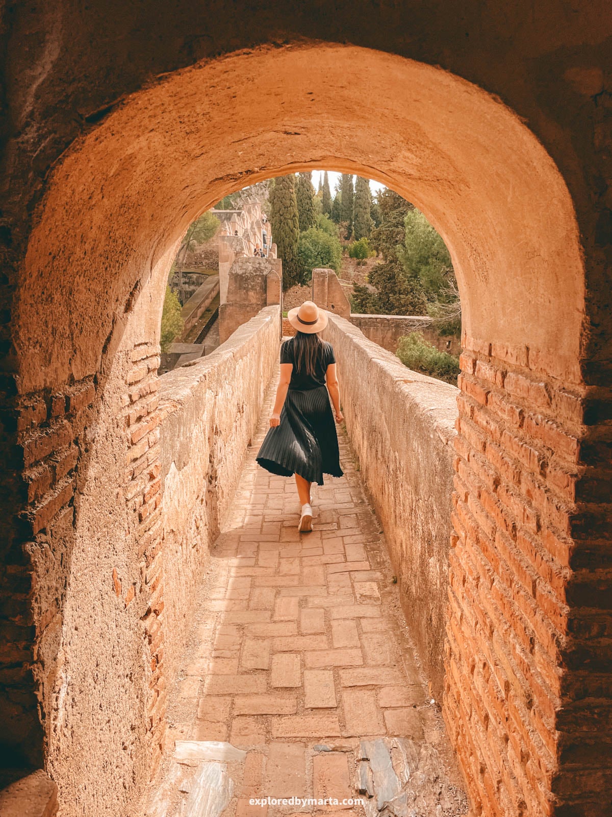 Castillo de Gibralfaro in Malaga, Spain