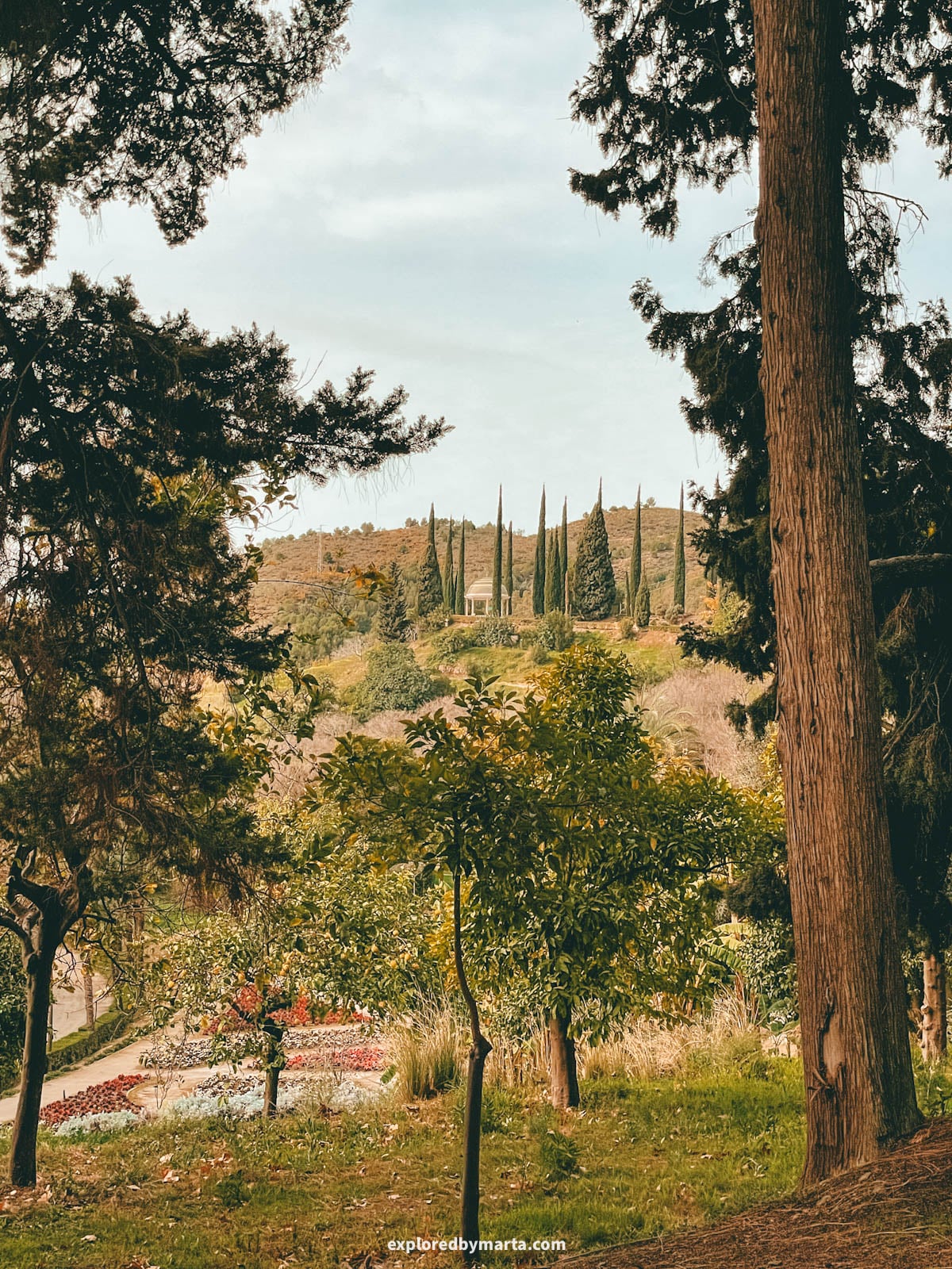 Jardín Botánico La Concepción in Malaga, Spain