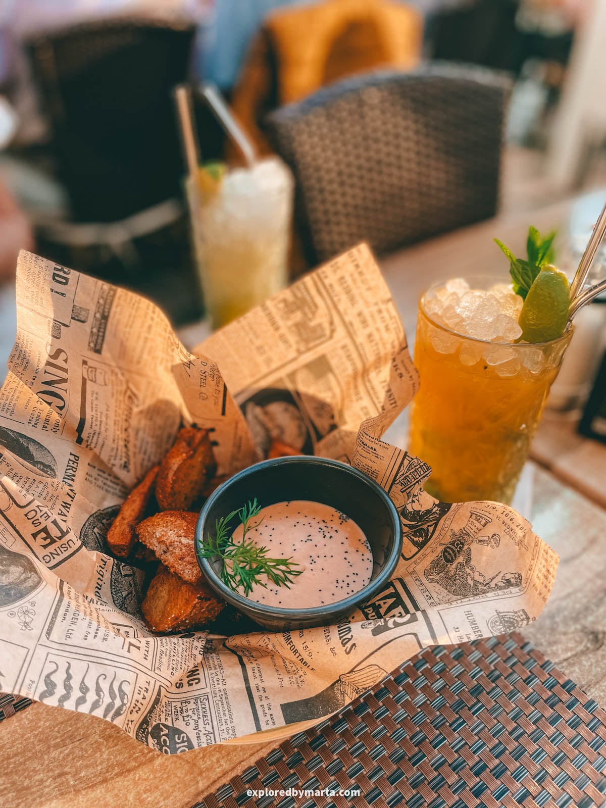 Lunch at La Bottega Food & Wine in Nerja, Spain