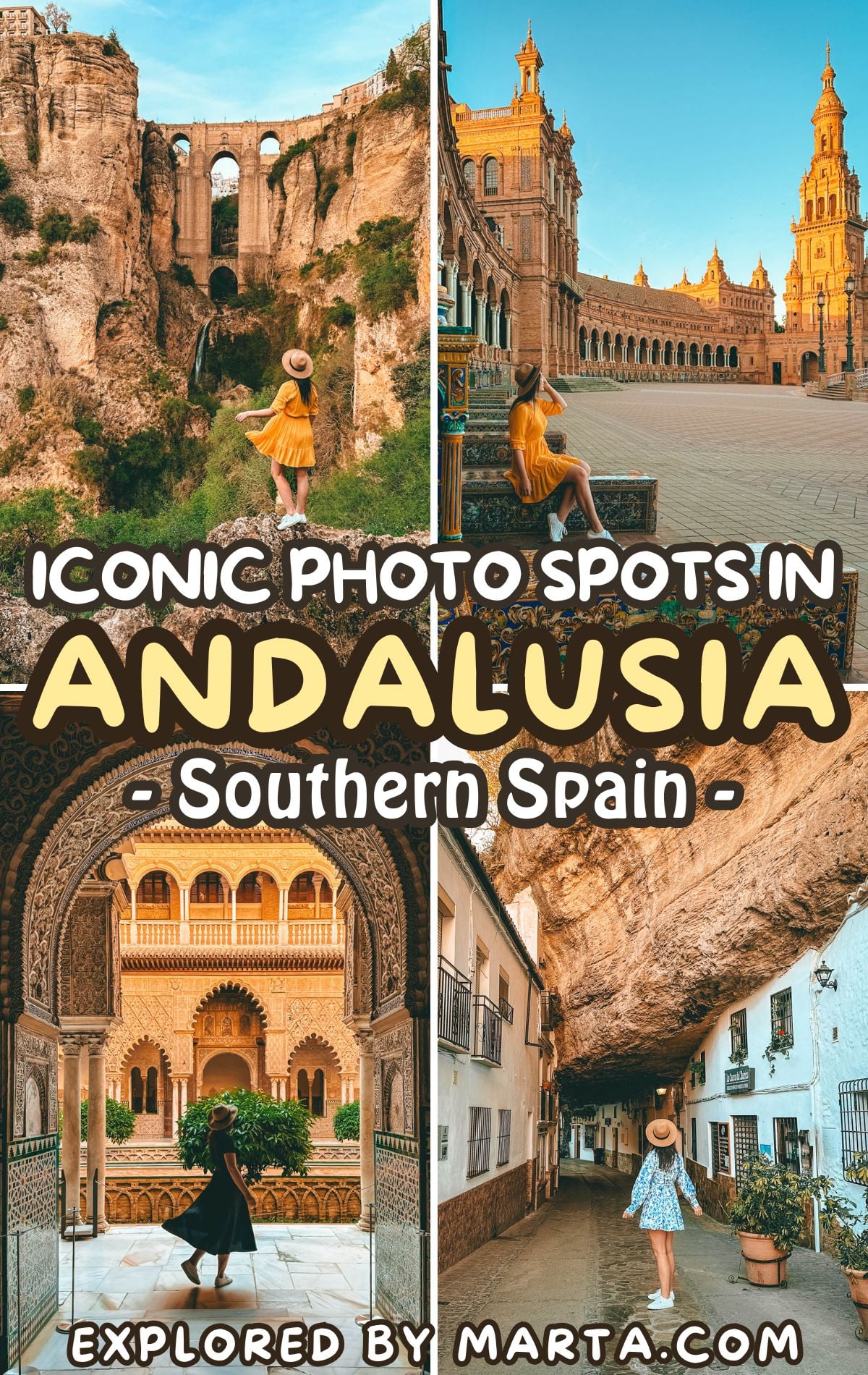 Most beautiful photo spots in Andalusia, Southern Spain