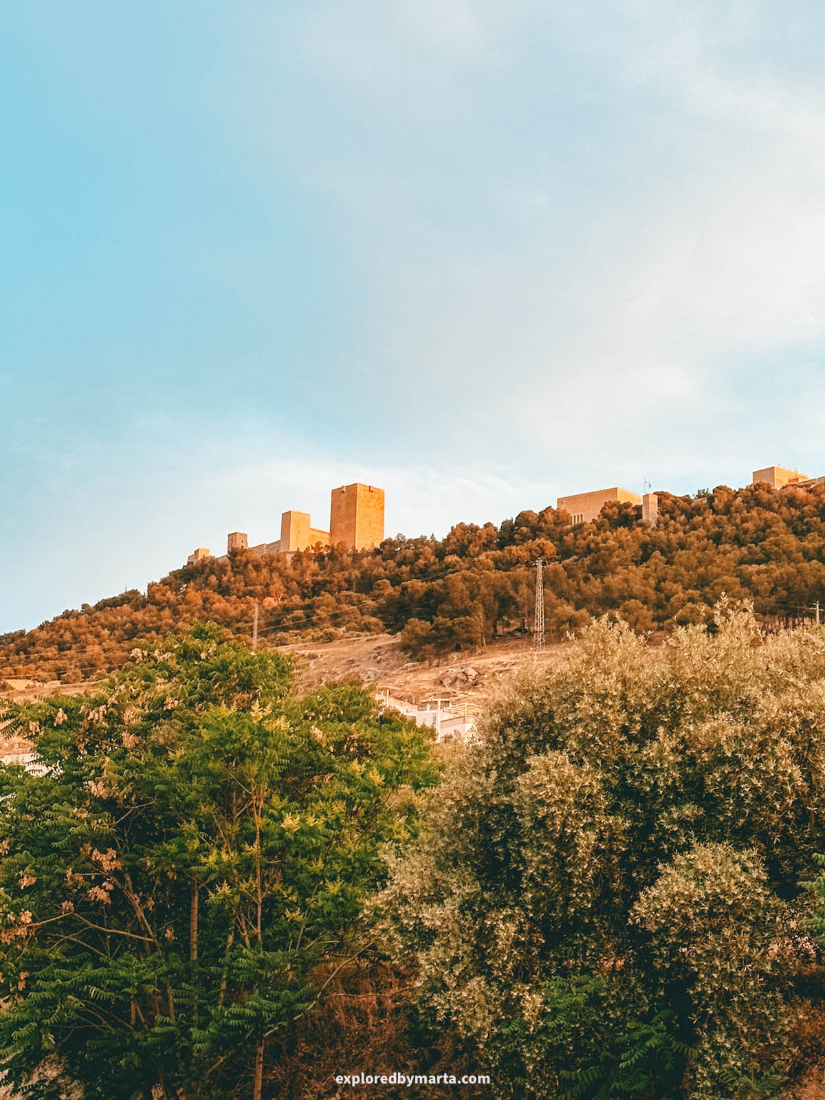 Visiting Castillo de Santa Catalina on the hill above Jaén, Andalusia, Spain