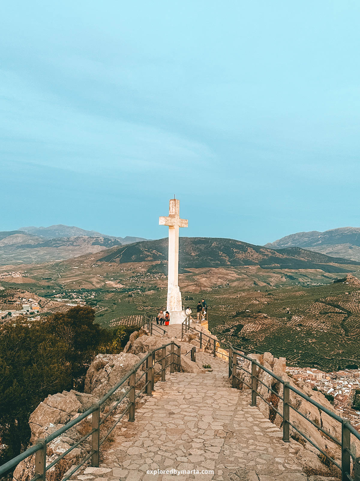 Visiting Castillo de Santa Catalina on the hill above Jaén, Andalusia, Spain