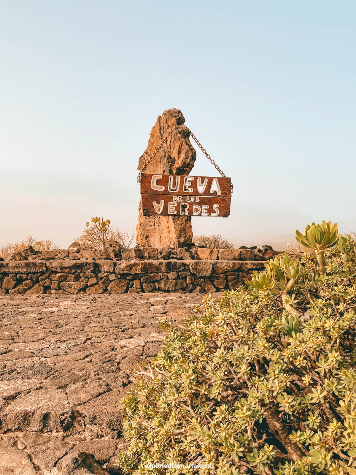 Cueva de los Verdes lava tube in Lanzarote, Spain