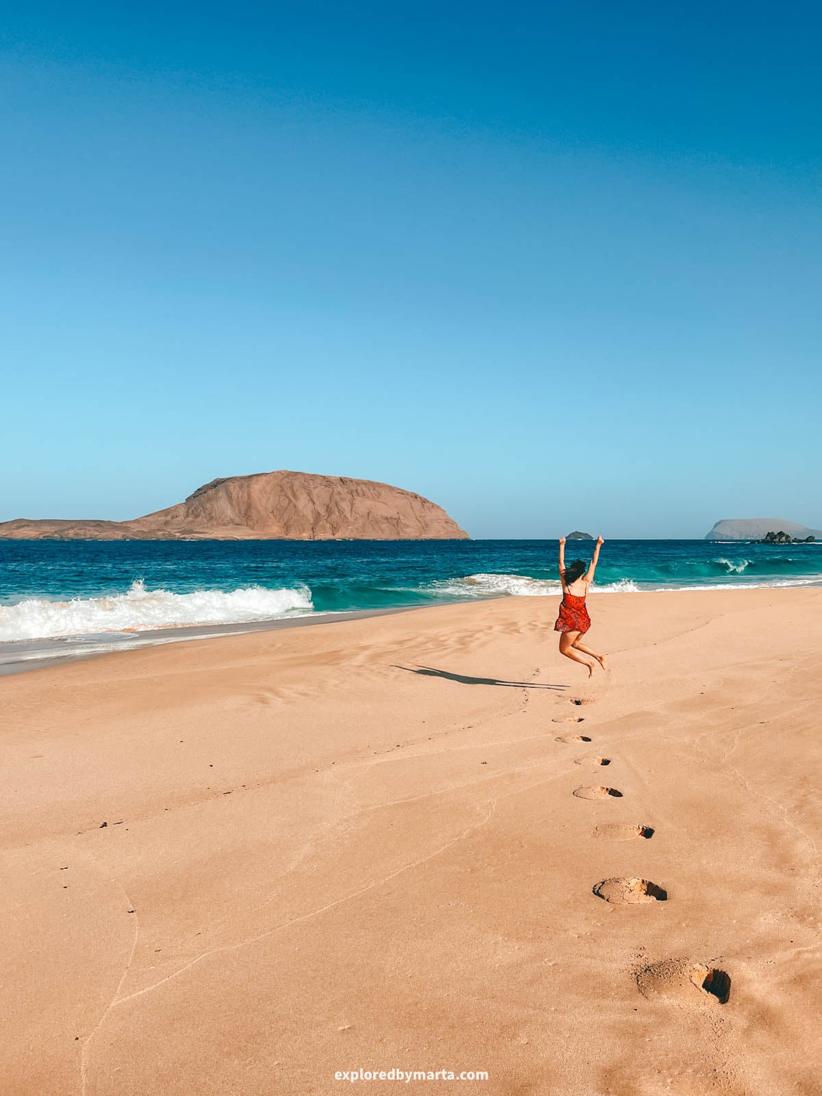 Playa de las Conchas in La Graciosa
