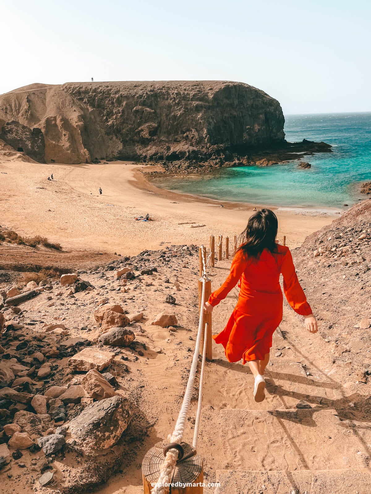 Playa de Papagayo is a stunning, shell-shaped cove in Lanzarote, Spain