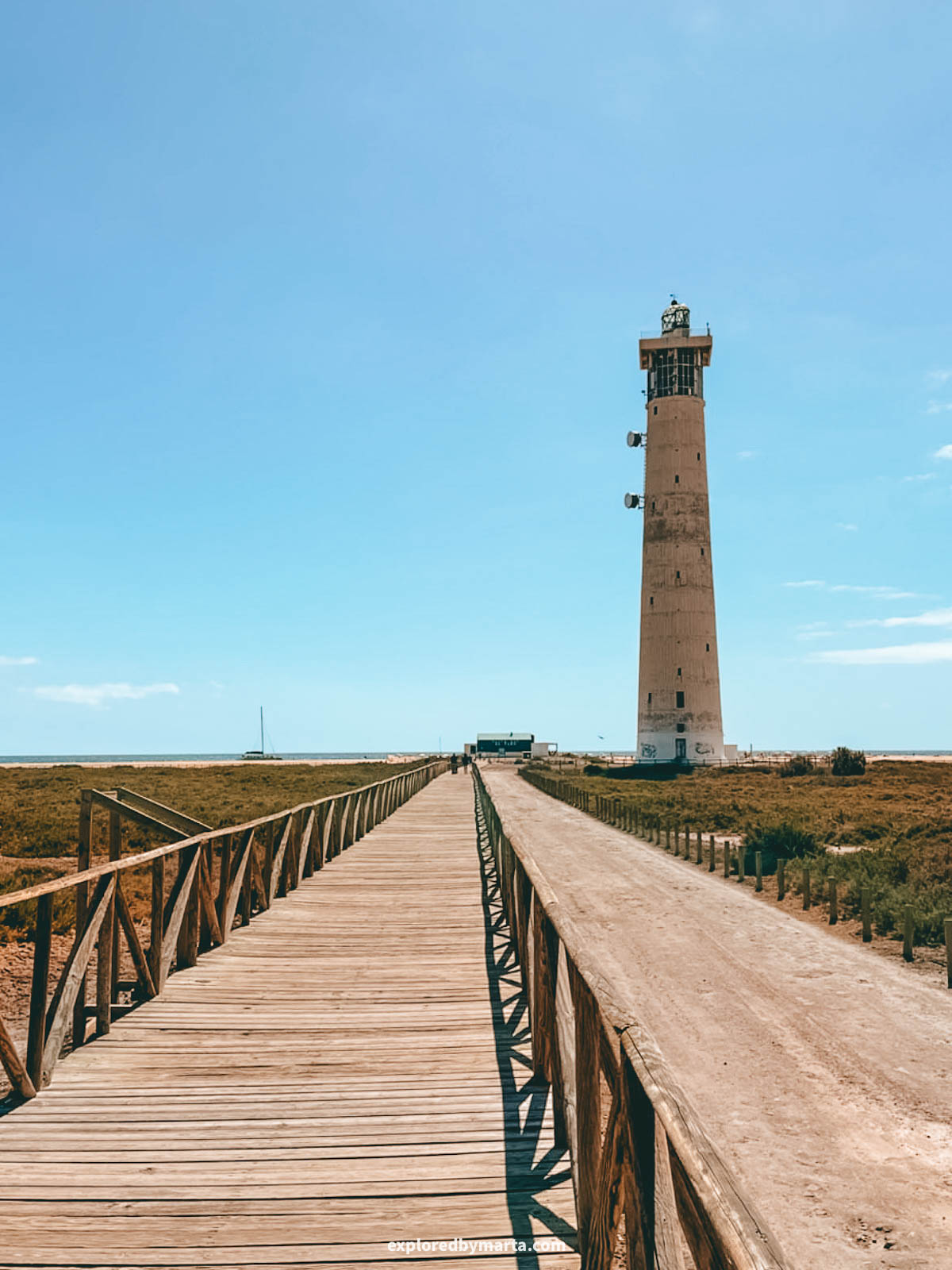 Faro de Morro Jable in Fuerteventura, Spain