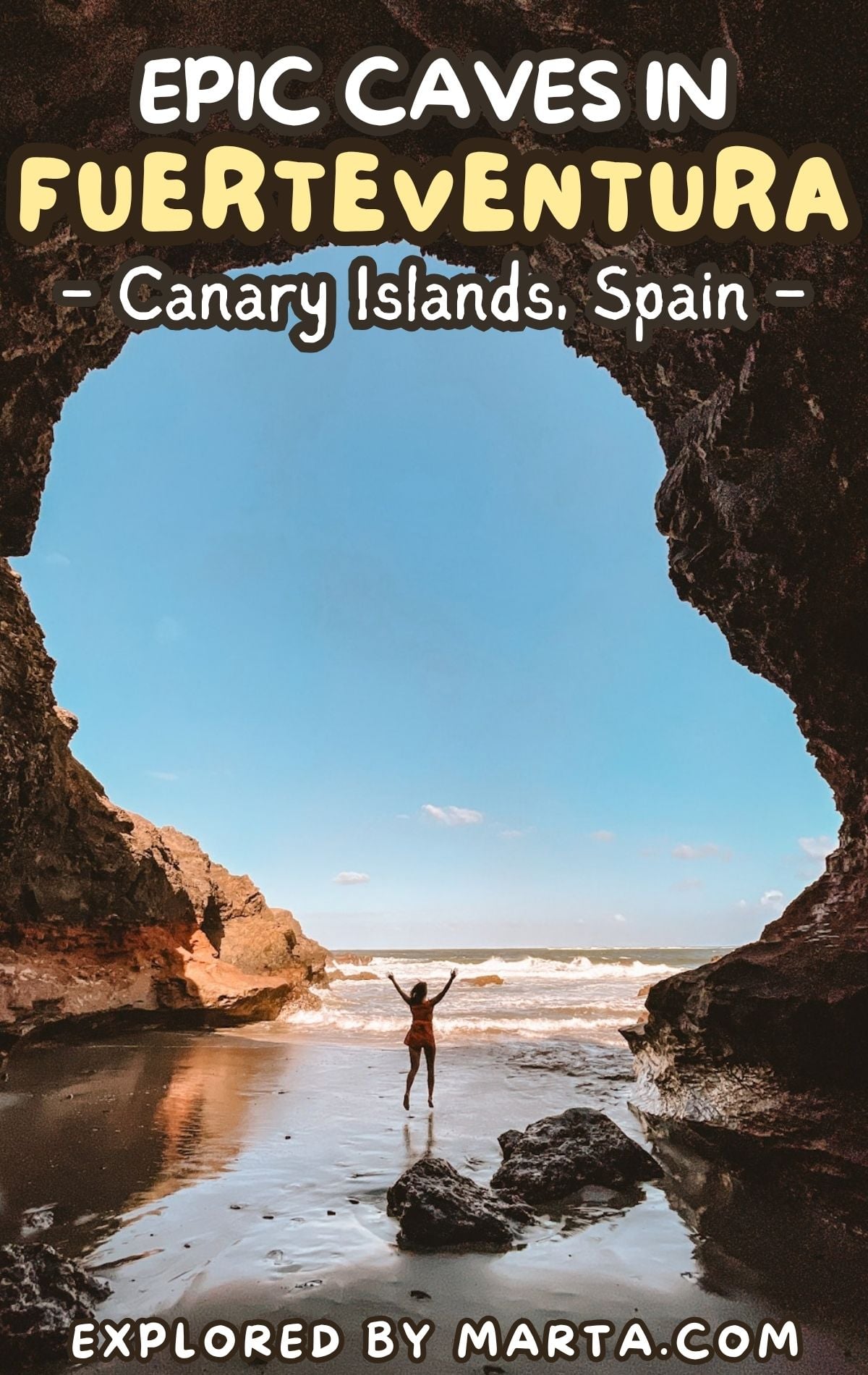 Incredible caves in Fuerteventura, Spain