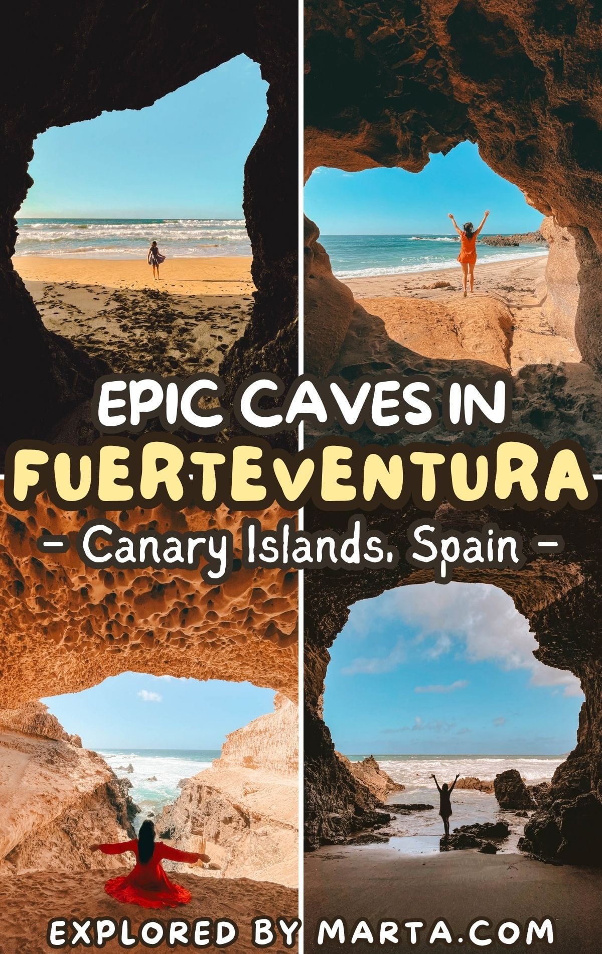 Incredible caves in Fuerteventura, Spain