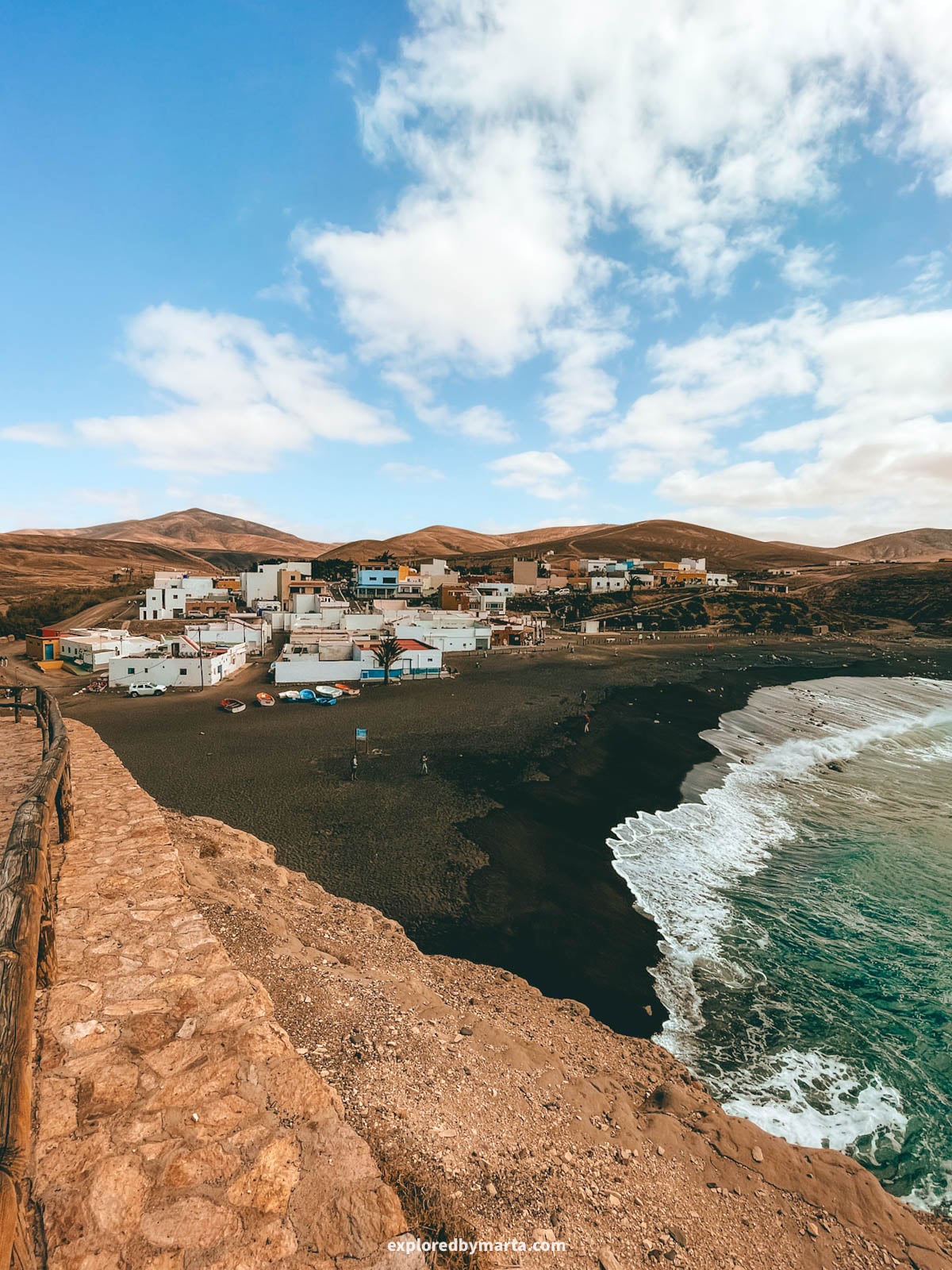 Playa de Ajuy in Fuerteventura, Spain