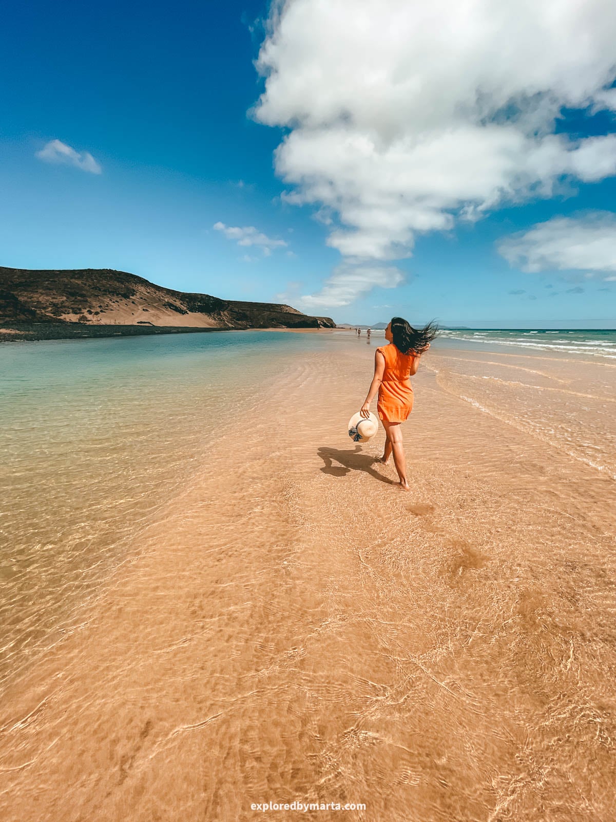 Playa del Mal Nombre in Fuerteventura, Spain