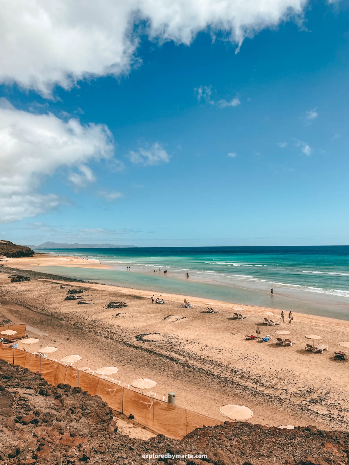 Playa del Mal Nombre in Fuerteventura, Spain